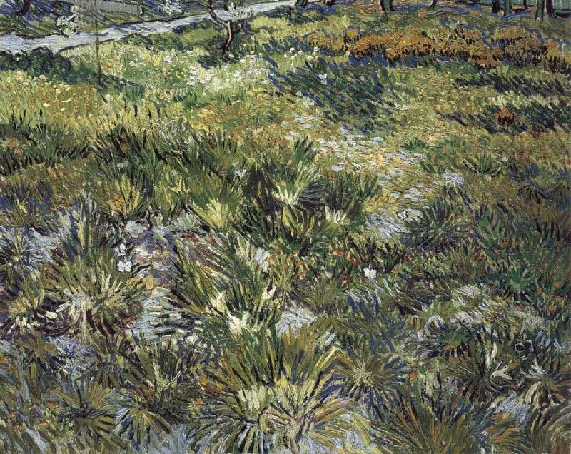 Vincent Van Gogh Long Grass with Butterflies